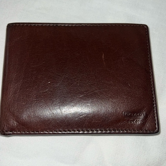 Vintage Men's Coach Bifold Leather Wallet - Picture 1 of 7